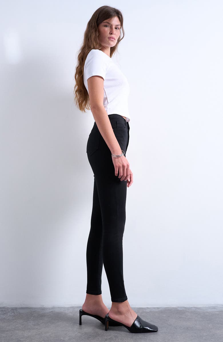 Topshop Jamie High Waist Skinny Jeans, Alternate, color,