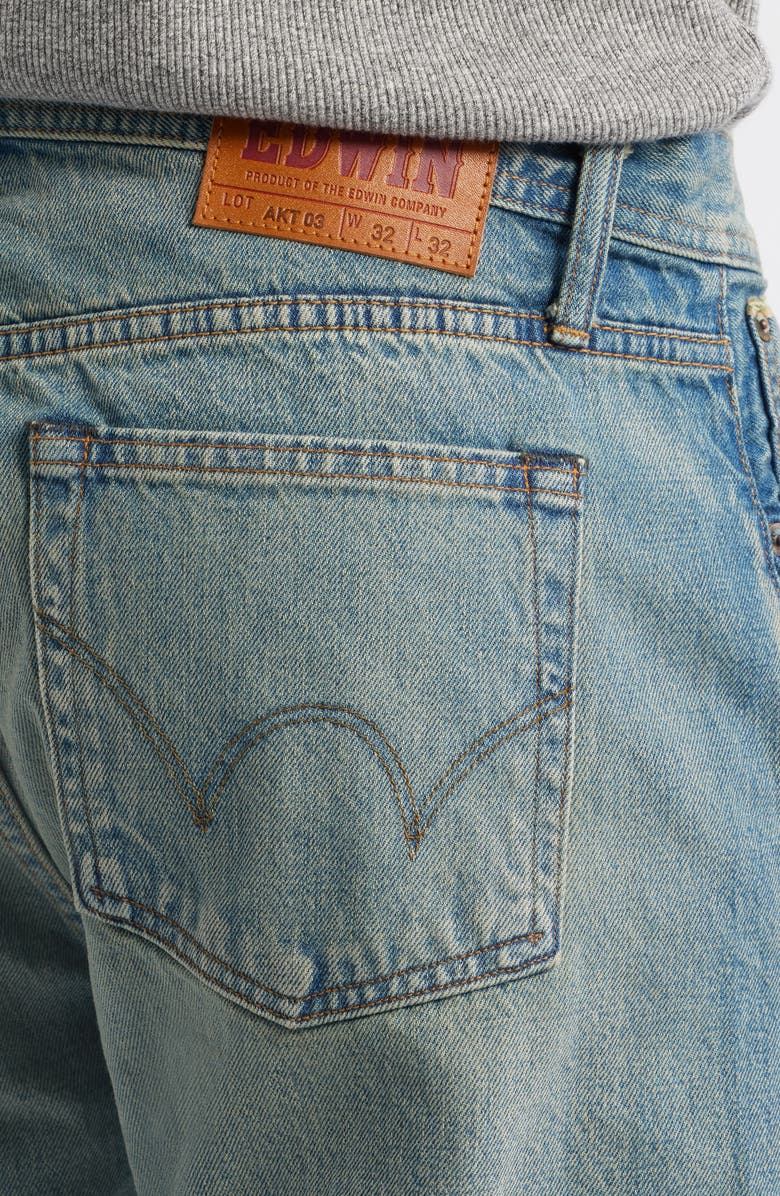 EDWIN Straight Leg Jeans, Alternate, color, Tenzan