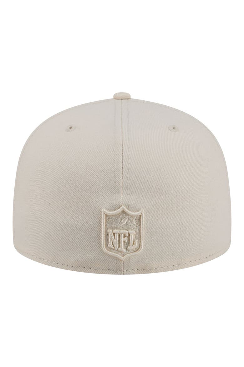 Men's New Era  Cream Kansas City Chiefs Color Pack 59FIFTY Fitted Hat, Alternate, color, Cream