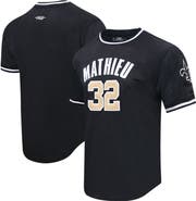 PRO STANDARD Men's Pro Standard Tyrann Mathieu Black New Orleans Saints Mesh Player Name & Number Top
