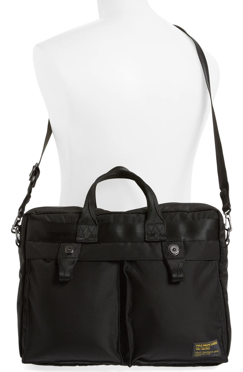 Polo Ralph Lauren Nylon Commuter Briefcase, Alternate, color,