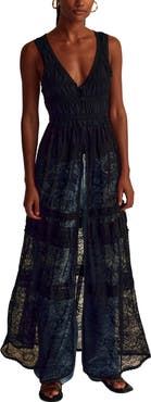 Free People Sweet Saloon Maxi Bodysuit