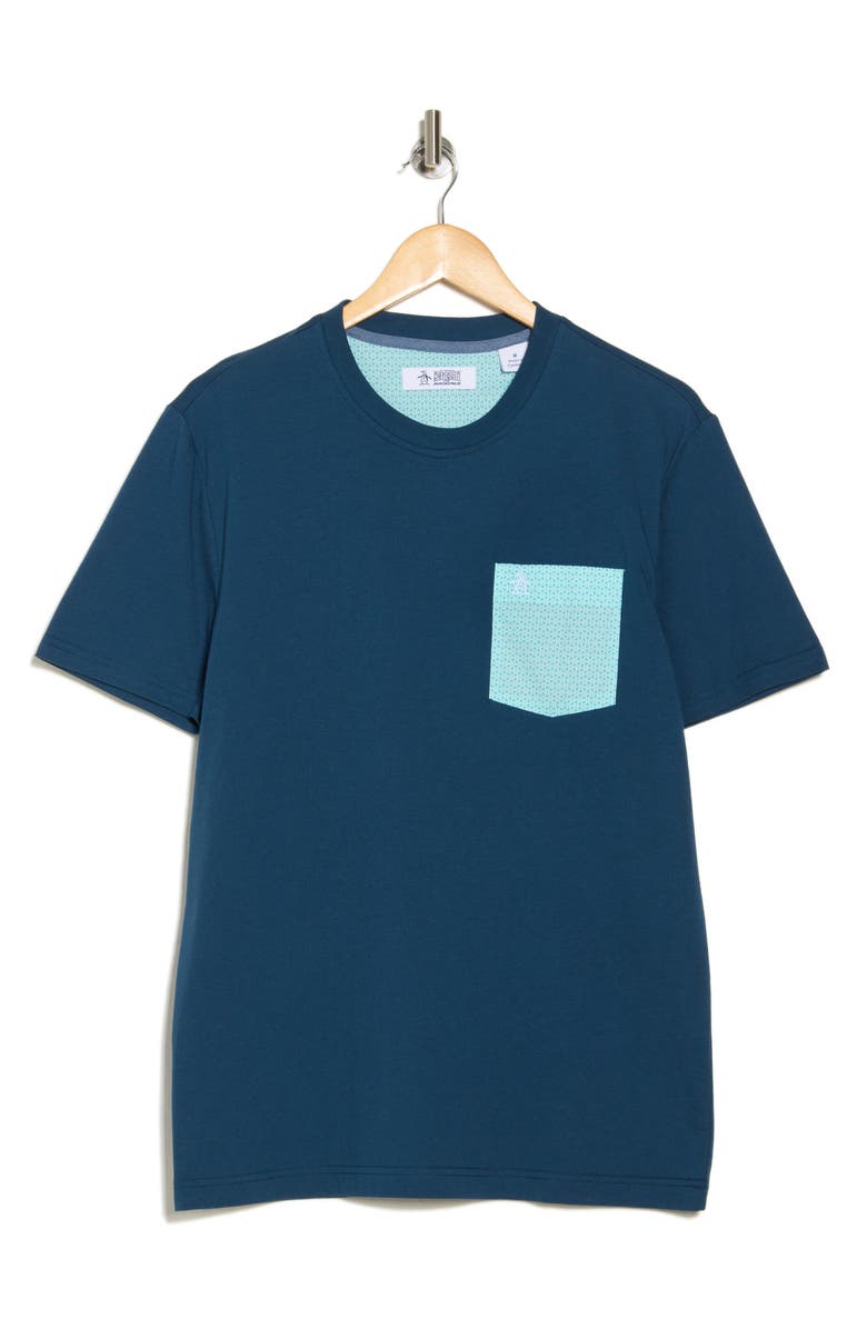 Original Penguin Mini Floral Pocket Cotton Jersey T-Shirt, Alternate, color, 