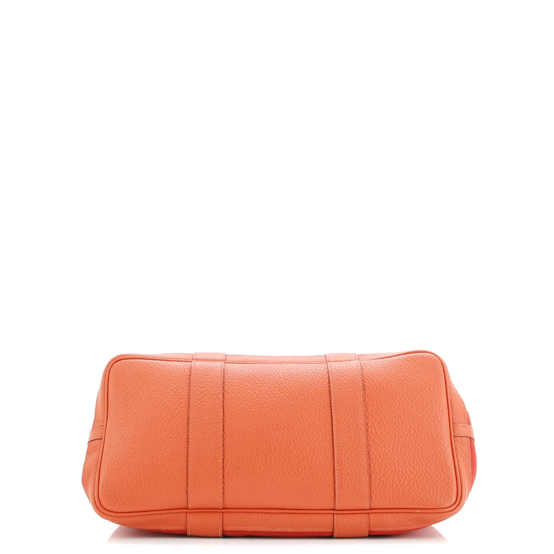 Pre-Owned Hermes Garden Party Tote Toile and Leather 36, Alternate, color, Rouge Duchesse