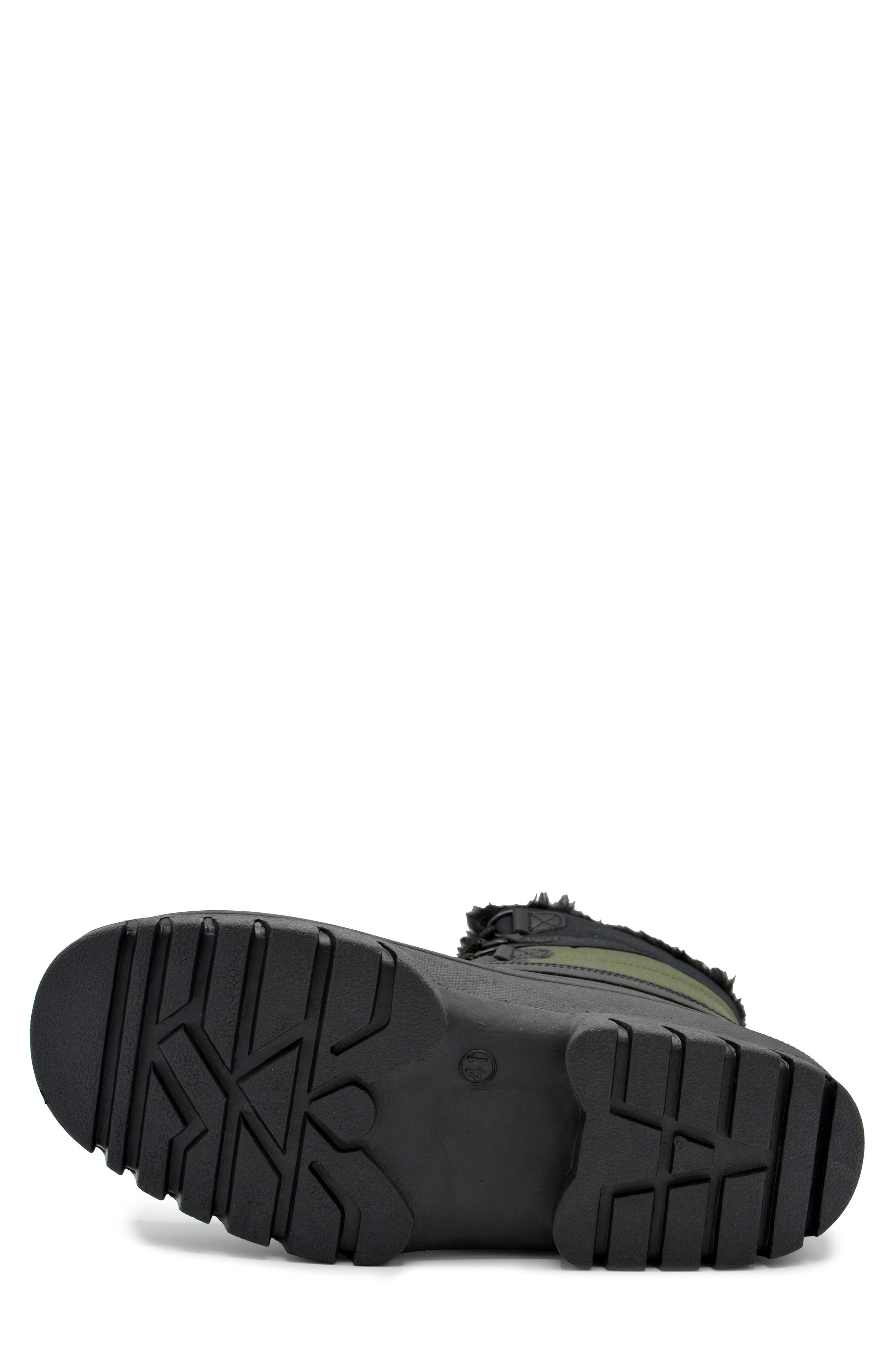 POLAR RANGE Decker Faux Fur Lined Snow Boot, Alternate, color, Olive