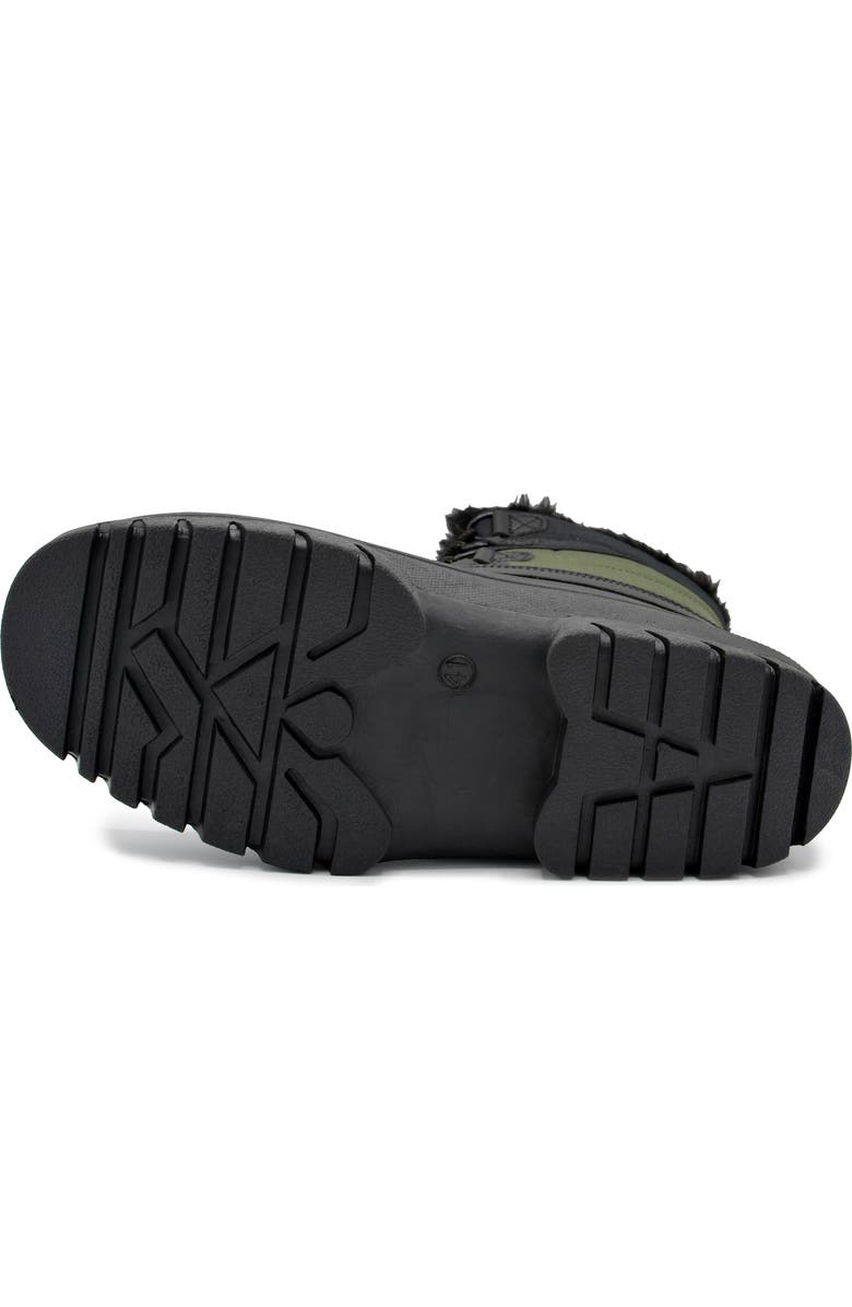 POLAR RANGE Decker Faux Fur Lined Snow Boot, Alternate, color, Olive