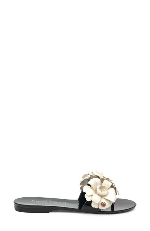 Kate Spade New York Jaylee Floral Flip Flop In Black