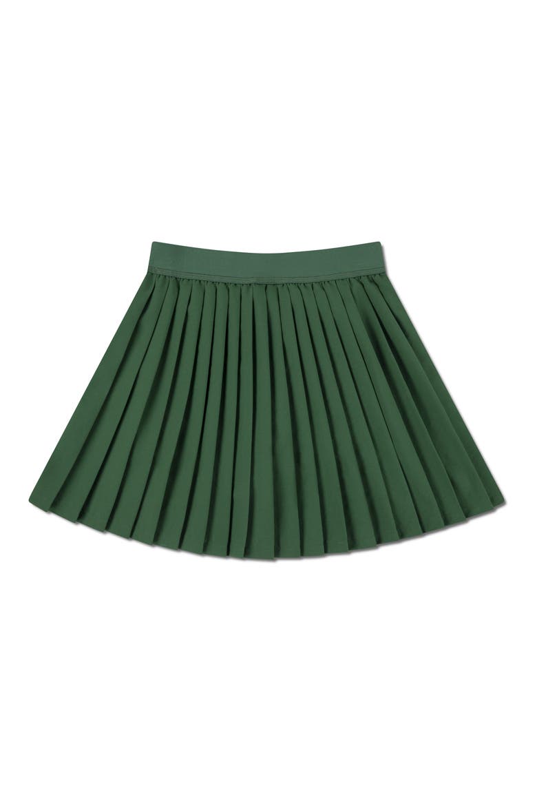 Kids' Pleated Logo Sport Pleated Skirt, Alternate, color, VERT