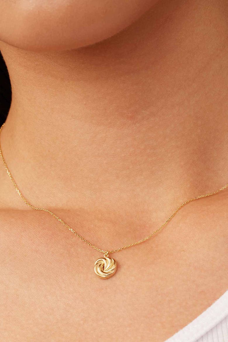 14K Yellow Gold Infinite Love Pendant Necklace, Alternate, color, Yellow Gold