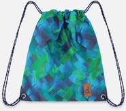 Deux par Deux Diamond Sporty Durable Everyday Drawstring Bag