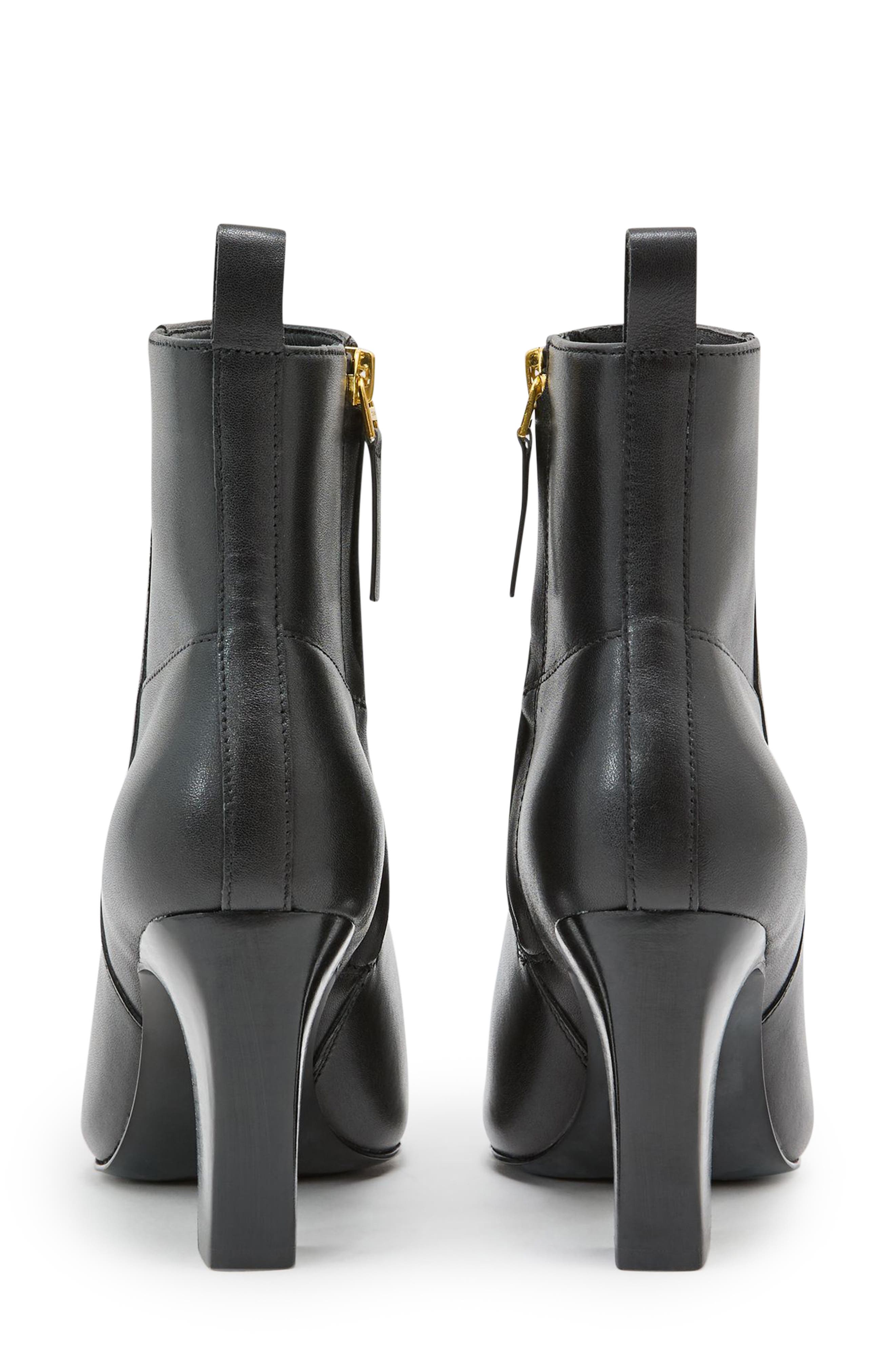 Blakely Leather Bootie, Alternate, color, BLACK