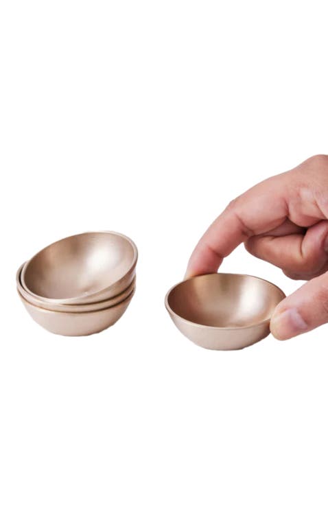 Luxe Kansa Dip Bowl Set of 4