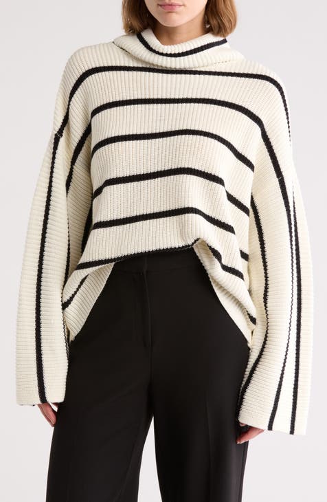 Cropped Turtleneck Sweater