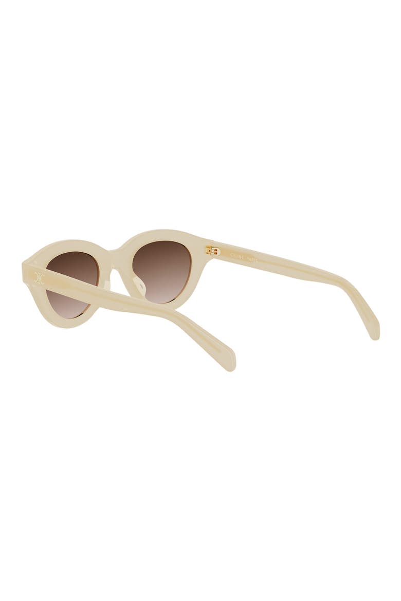 Triomphe 47mm Small Pantos Sunglasses, Alternate, color, ORANGE/ OTHER / GRADIENT BROWN