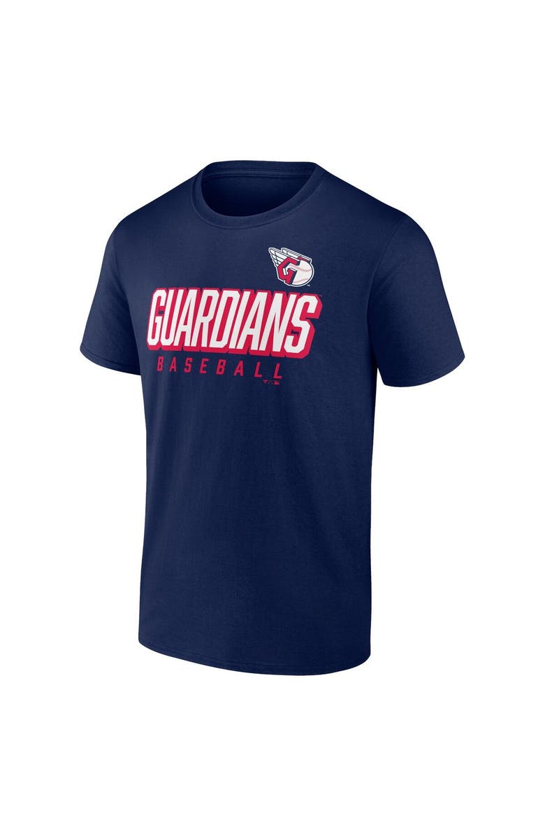 FANATICS Men's Fanatics Branded Navy/Red Cleveland Guardians Player Pack T-Shirt Combo Set, Alternate, color, Navy