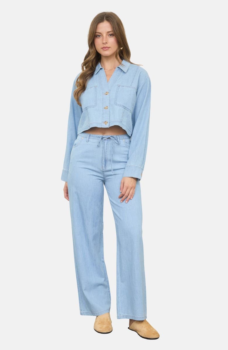 Blu Pepper Straight Leg Jeans, Alternate, color,