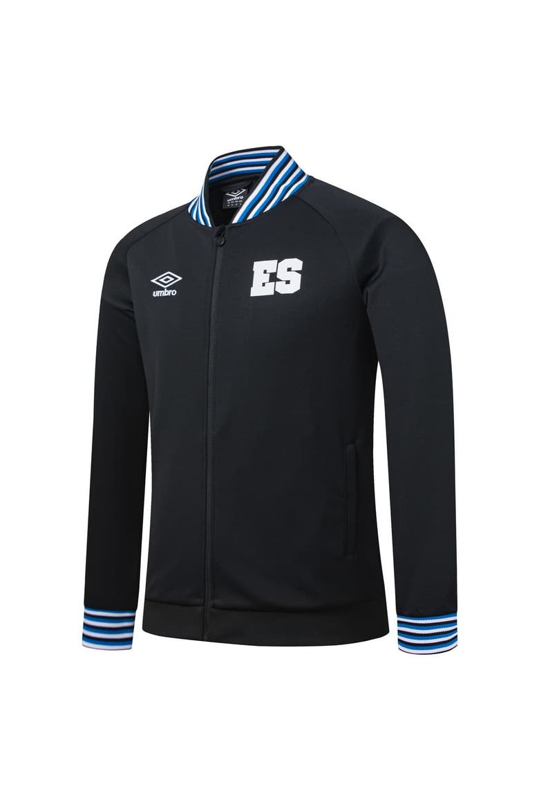 Men's Umbro  Black El Salvador National Team Presentation Raglan Full-Zip Jacket, Alternate, color, Black