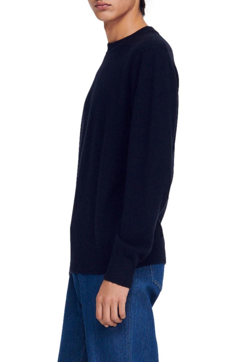 Cashmere sweater, Alternate, color, NAVY