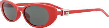 52mm Oval Sunglasses