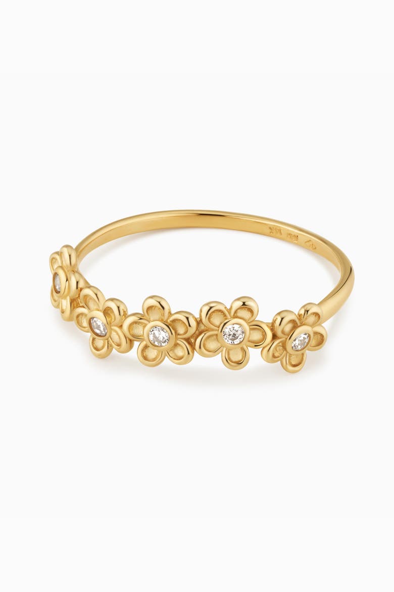 14K Yellow Gold Blossom Ring, Alternate, color, Yellow Gold