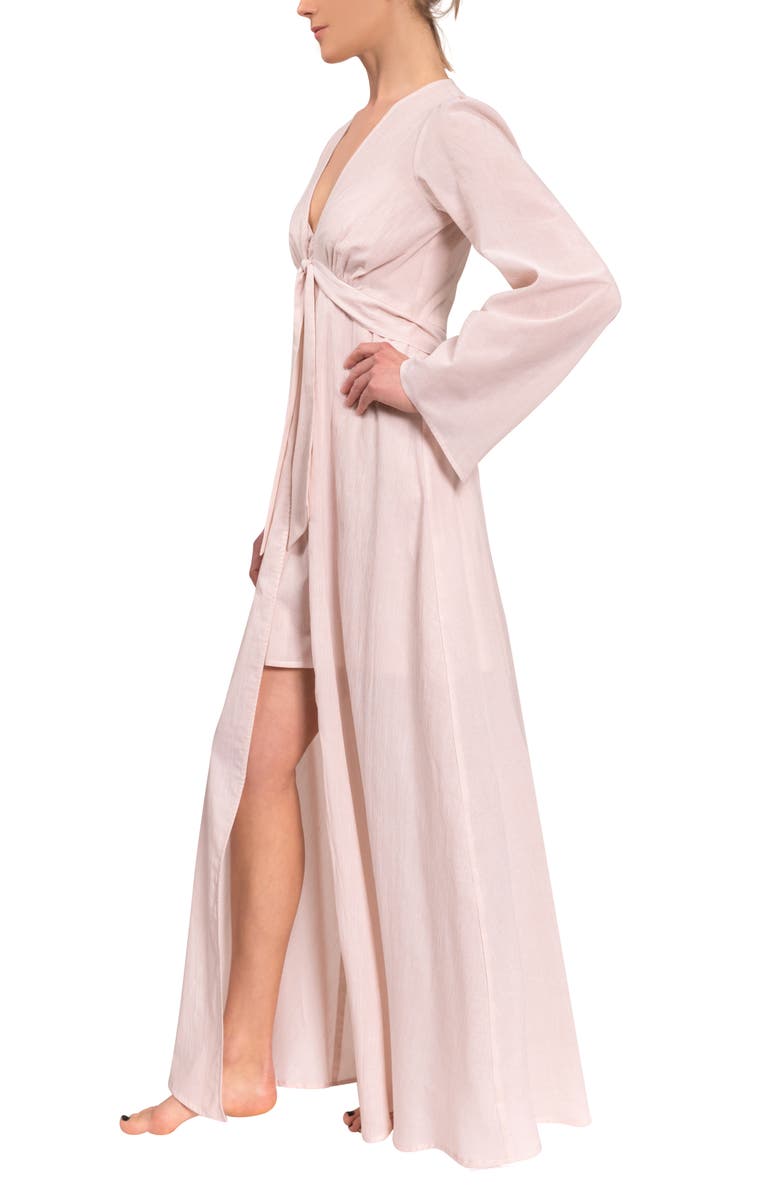 Everyday Ritual Diana Long Robe, Alternate, color, Wheat