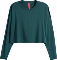 SPANX® Supernatural Long Sleeve Crop T-Shirt