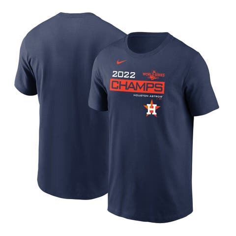 Men's Nike Navy Houston Astros 2022 World Series Champions Celebration T-Shirt