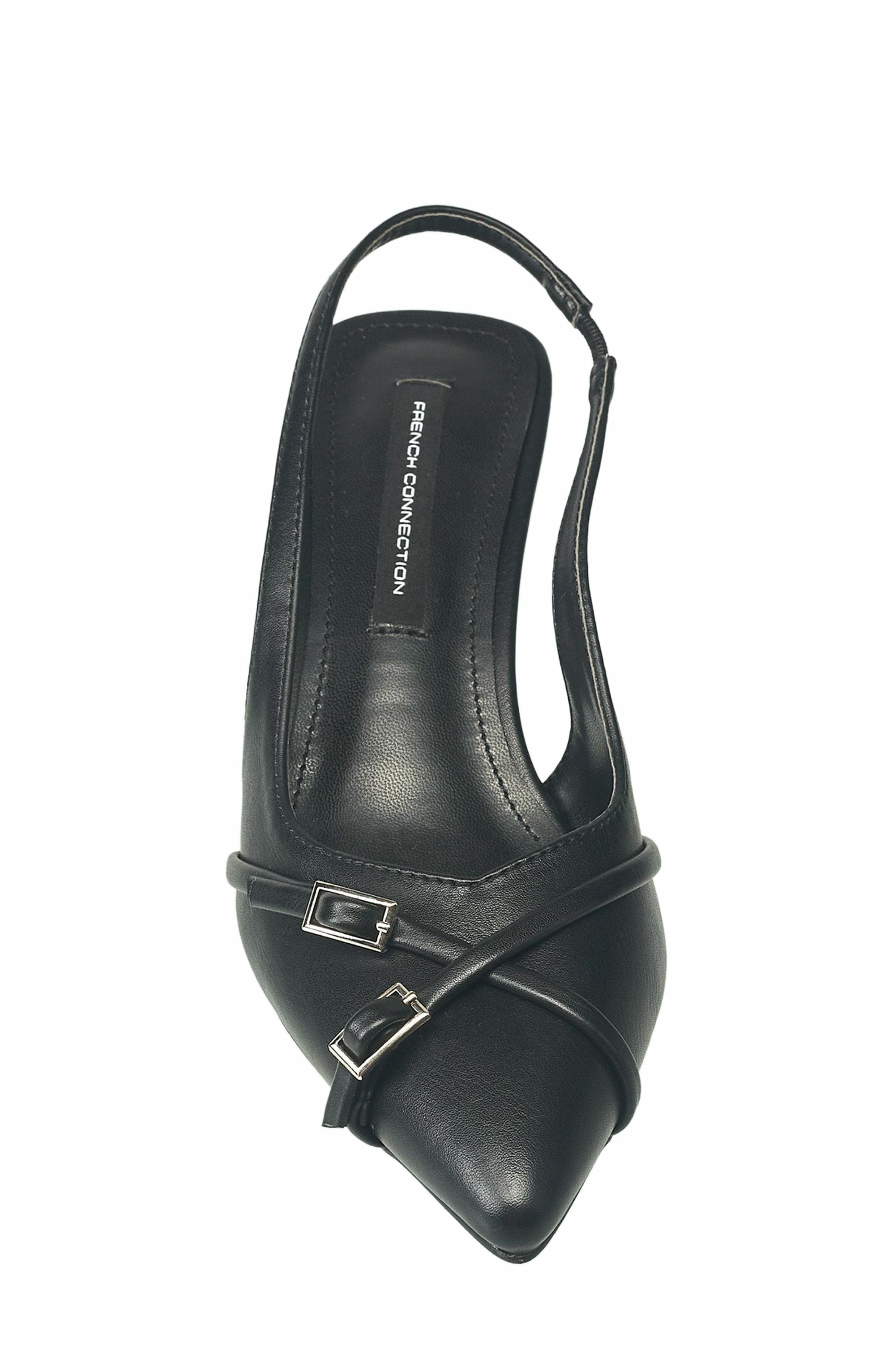 French Connection Buckles Slingback Kitten Heel, Alternate, color, 