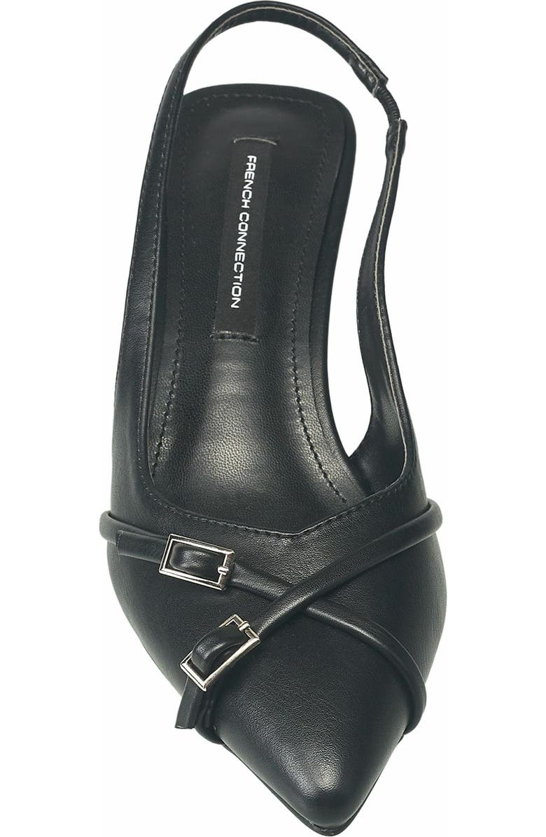 French Connection Buckles Slingback Kitten Heel, Alternate, color,