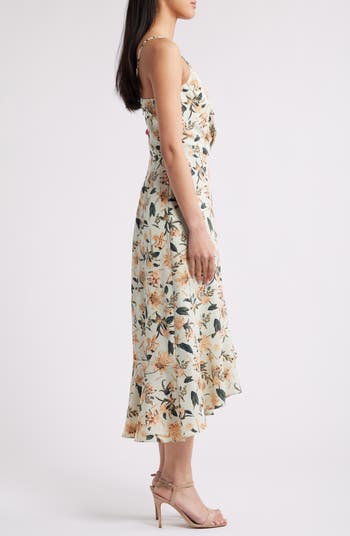 Patch Floral Sleeveless Crochet Dress