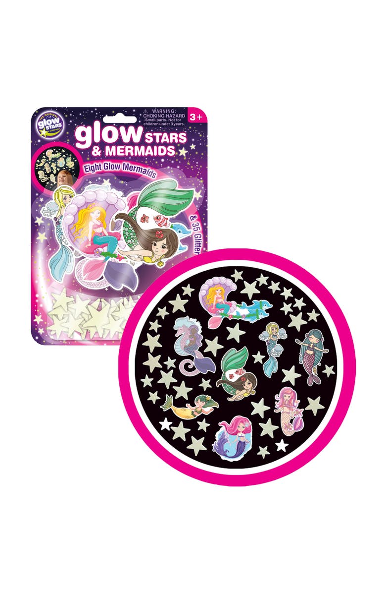 The Original Glowstars Company Glowstars & Mermaids Self Adhesive Pads, Alternate, color, Multicolored