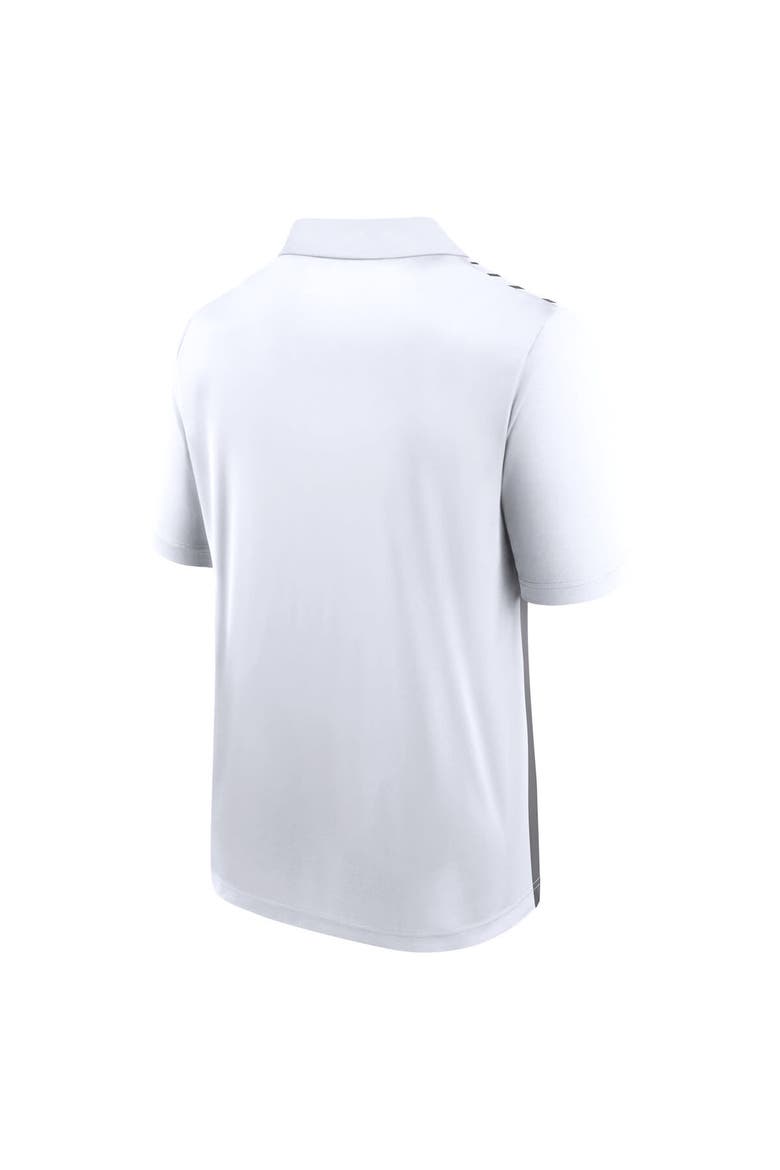 Men's Logo Athletic White Miami Dolphins Sandlot Game Polo, Alternate, color, White