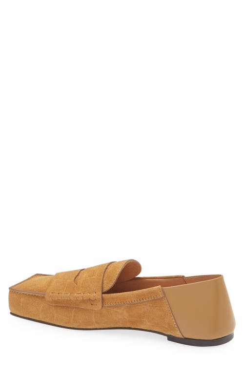 Jacquemus The Carré Loafers In Camel
