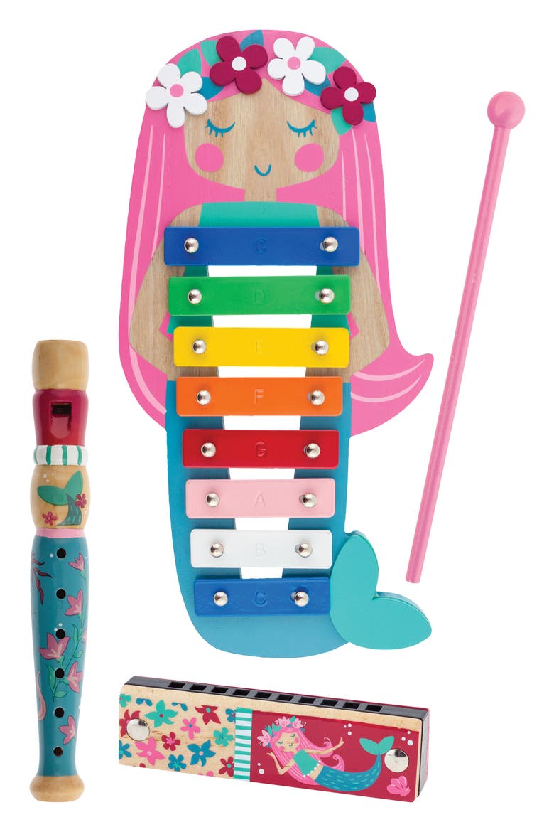 4-Piece Mermaid Music Set, Main, color, MERMAID