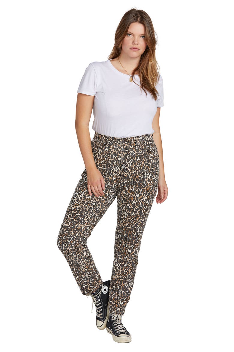 Super Stoned Animal Print Ankle Skinny Jeans, Alternate, color, ANIMAL PRINT