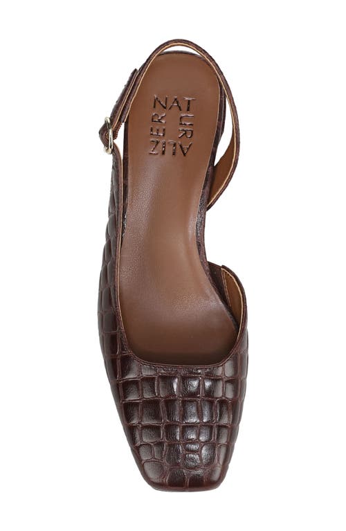 Naturalizer Jayla Half D'orsay Slingback Pump In Brown
