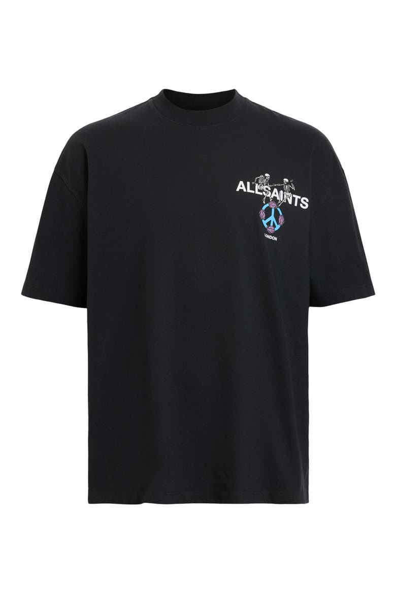 Reincarnate Cotton Graphic T-shirt, Alternate, color, WASHED BLACK