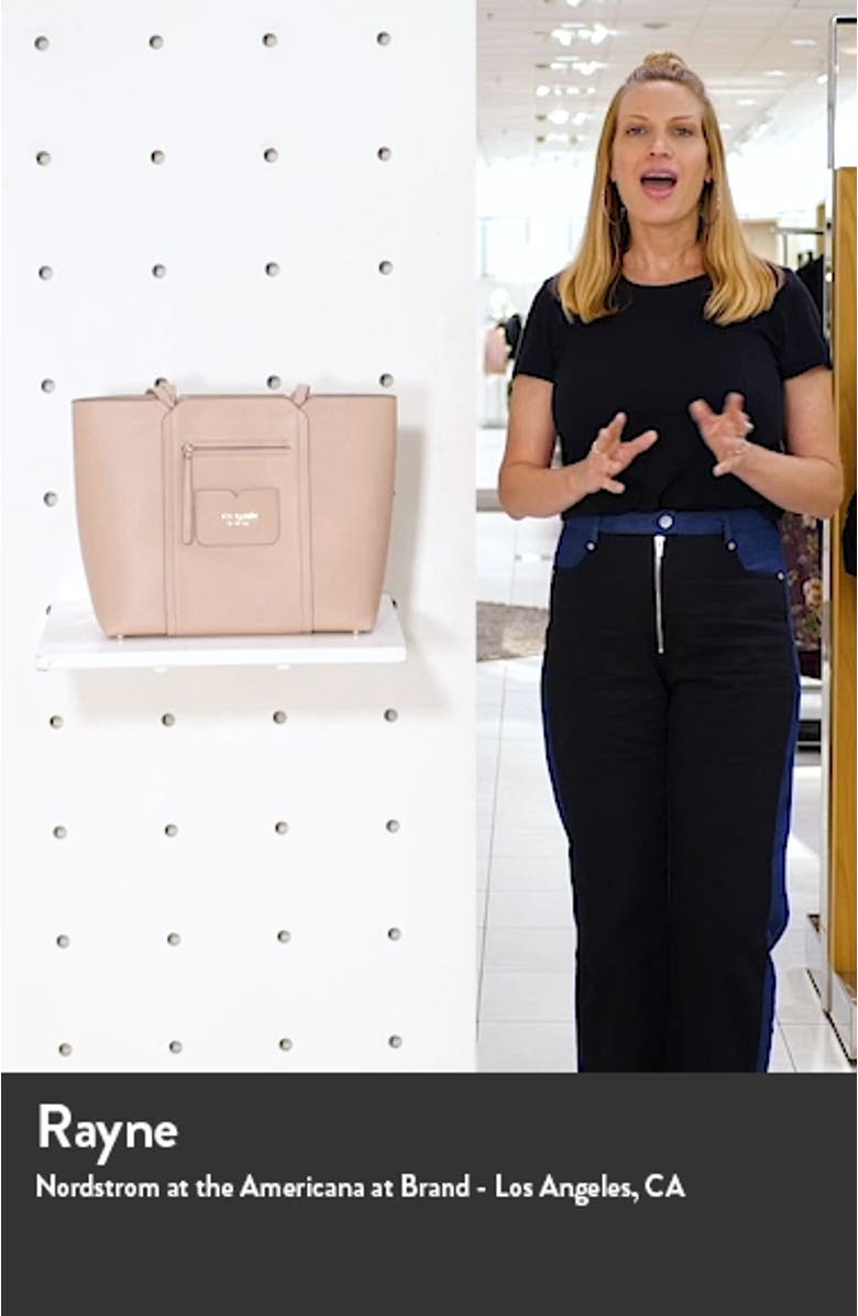 large florence leather tote, sales video thumbnail