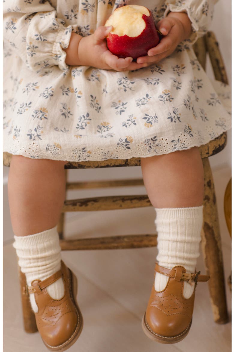 Kids' Isla Long Sleeve Organic Cotton Dress & Bloomers Set, Alternate, color, NATURAL