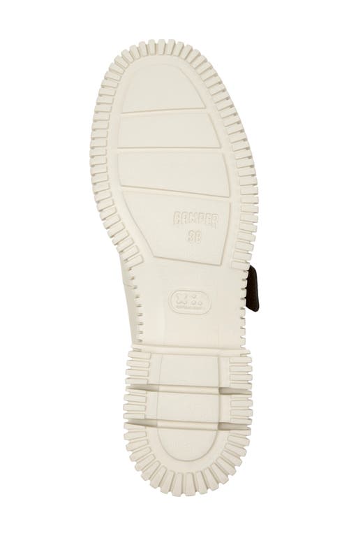 Camper Pix Buckled Leather Ballet Flats In Black