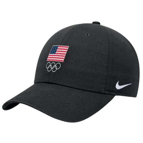 Men's Nike Black Team USA Club Adjustable Hat