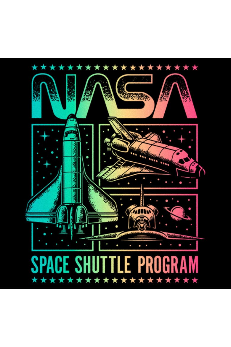 Men's NASA Space Shuttle Program Graphic T-Shirt, Alternate, color, Black