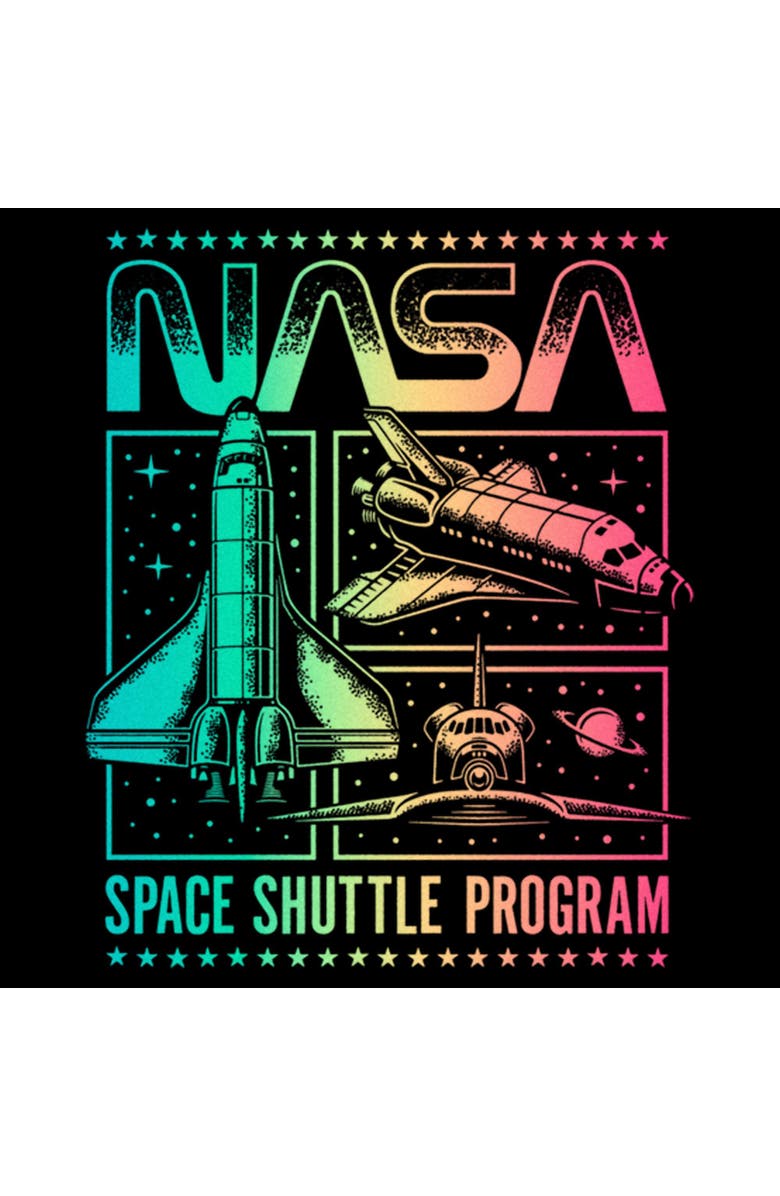 NASA Men's NASA Space Shuttle Program Graphic T-Shirt, Alternate, color, Black