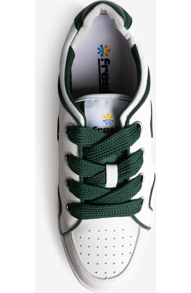 Freshy Steezy Lites Sneaker, Alternate, color, White/Green