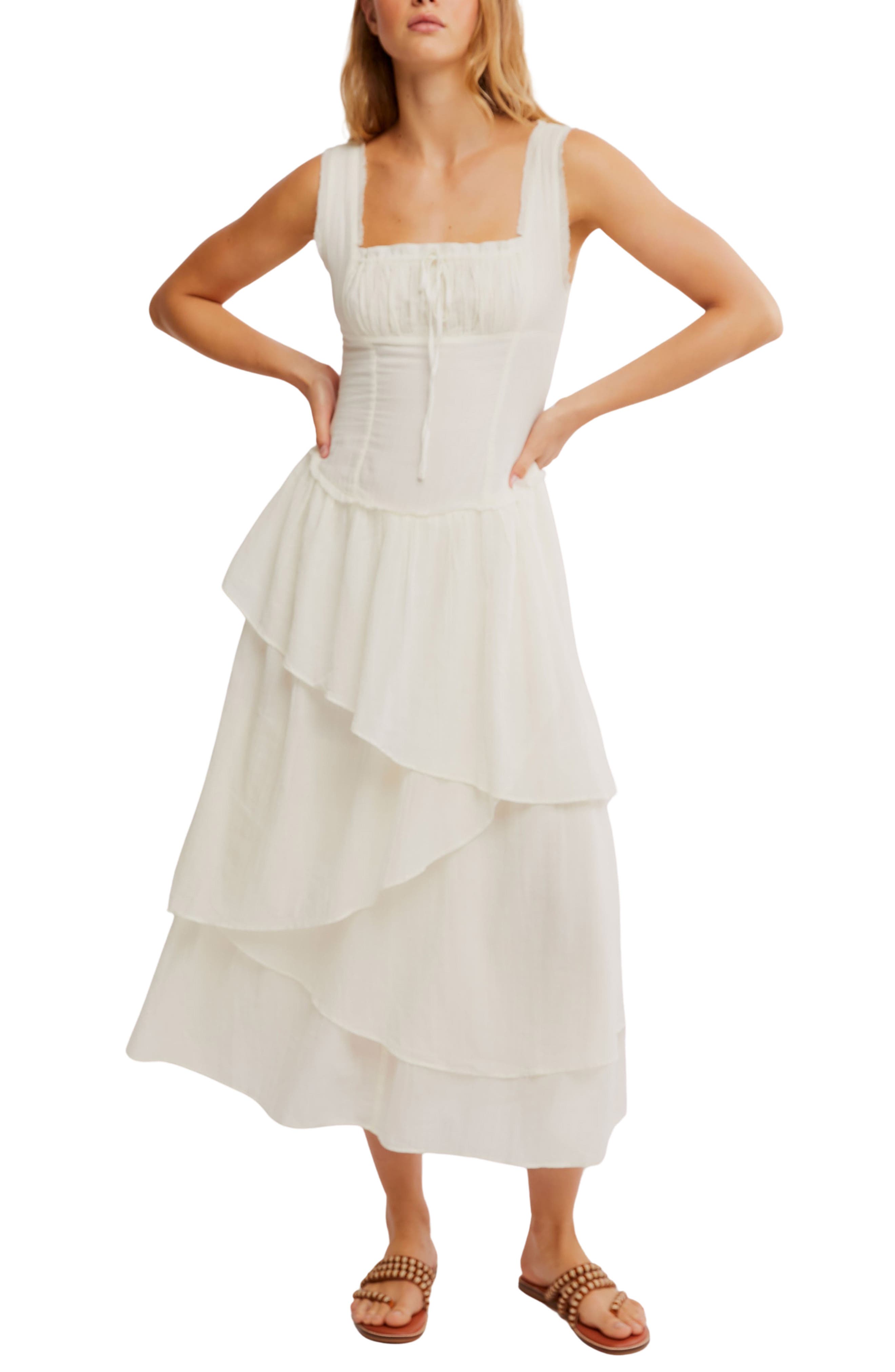 free people white dresses