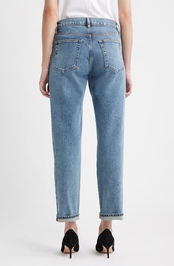 The Borrowed Mid Rise Boyfriend Jeans