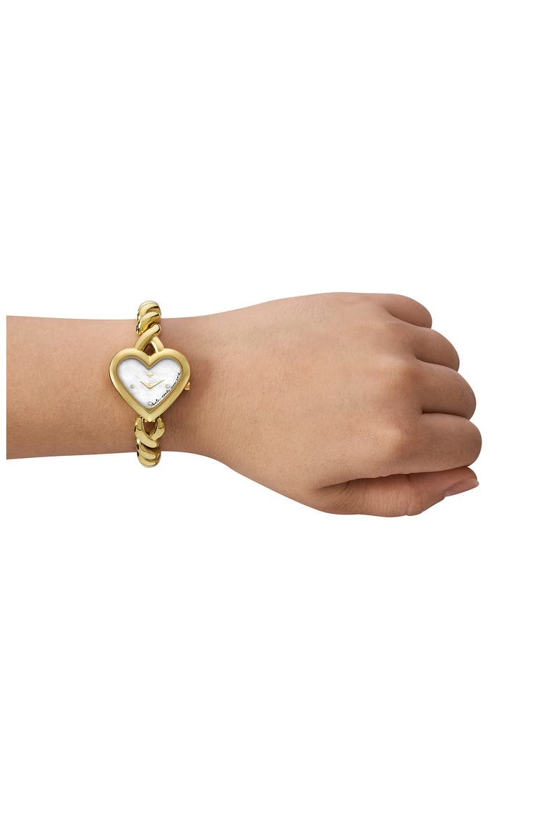 Kate Spade New York monroe heart bracelet watch, 30mm x 27mm  display picture 3