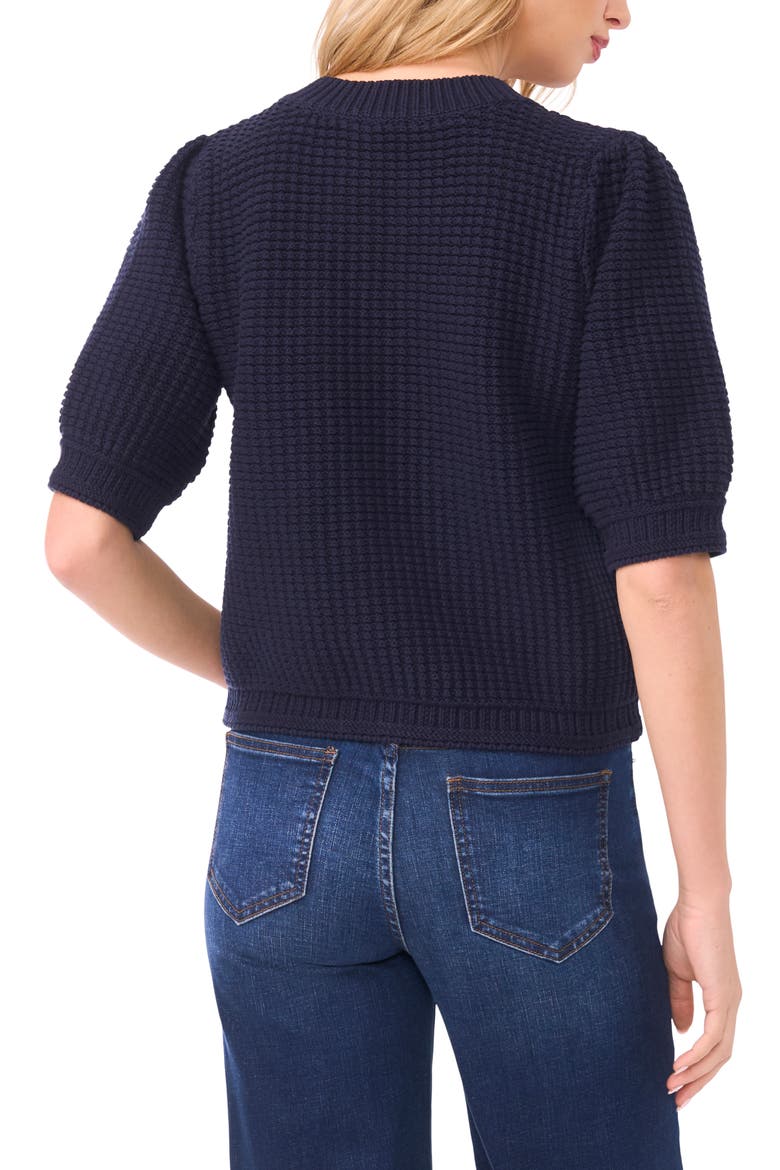 Button Up Sweater, Alternate, color, BARITONE BLUE
