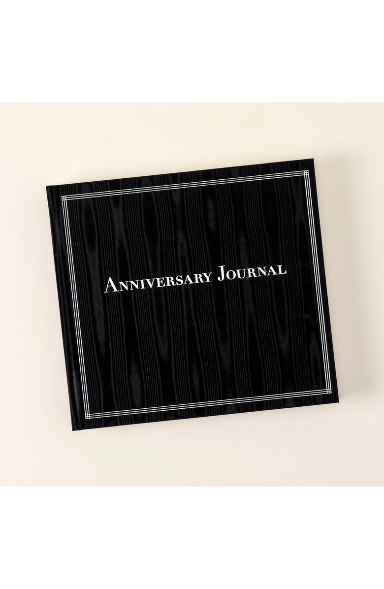 Uncommon Goods The Anniversary Journal by Stratton Binding Corp., Main, color, Black Silk Moire