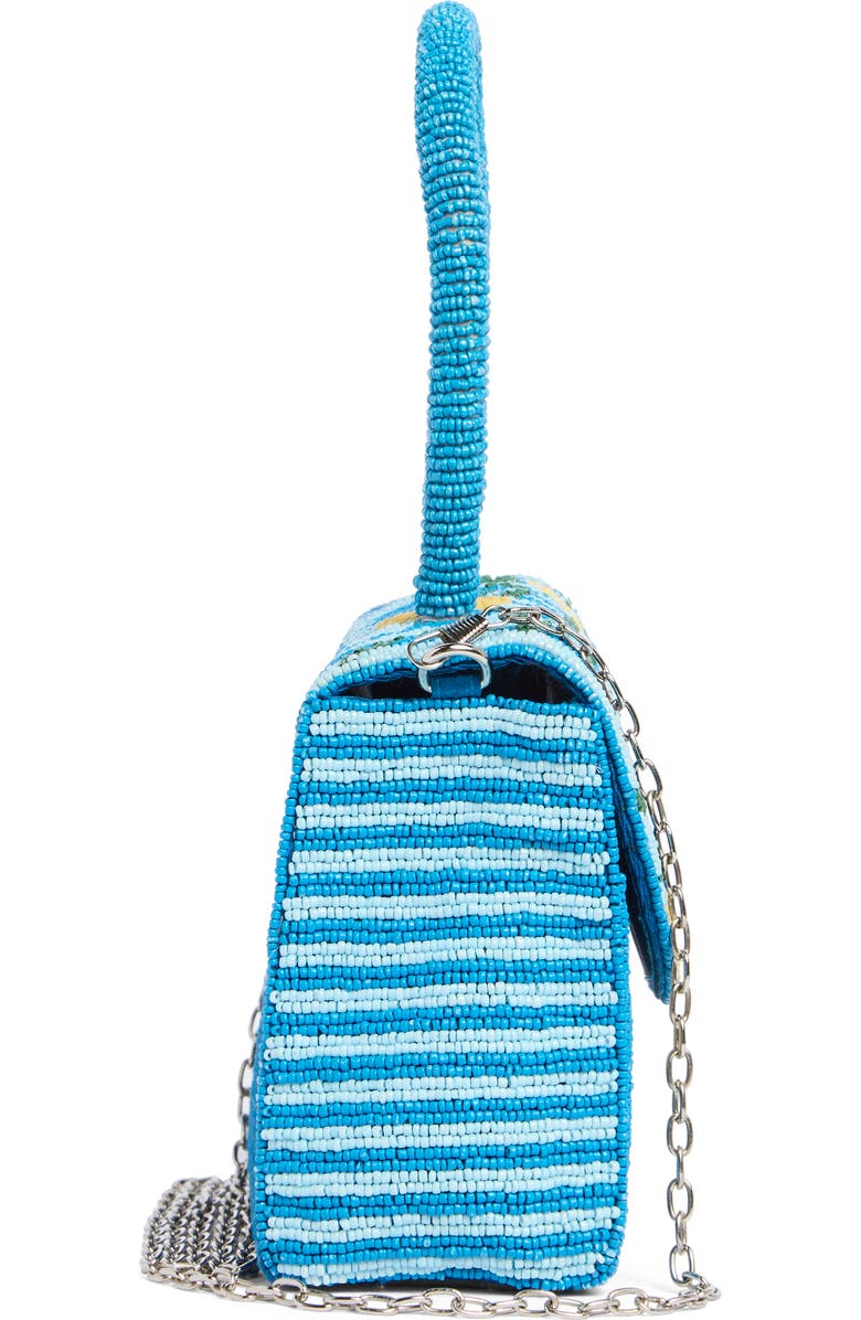 Collection XIIX Beaded Lemon Top Handle Bag, Alternate, color, Blue Multi